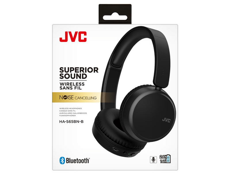 JVC HA-S65BN NC Fejhallgató fekete