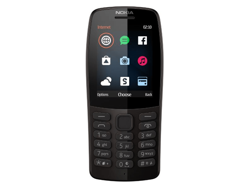 Nokia 210 Dual SIM Kártyafüggetlen mobiltelefon, Fekete