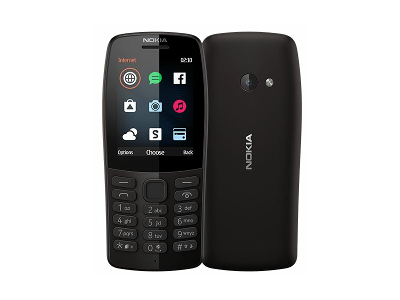Nokia 210 Dual SIM Kártyafüggetlen mobiltelefon, Fekete