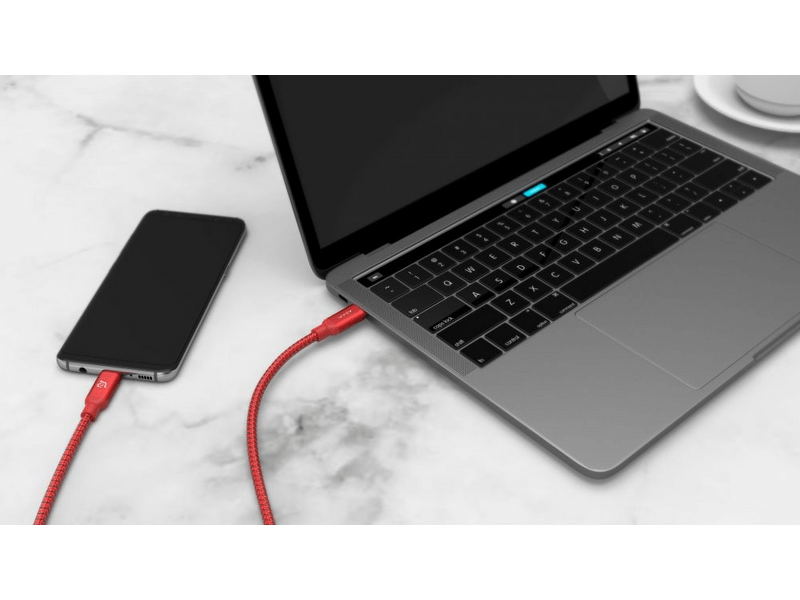 Adam elements CASA C200 USB-C/USB-C Kábel, Piros (AD304)