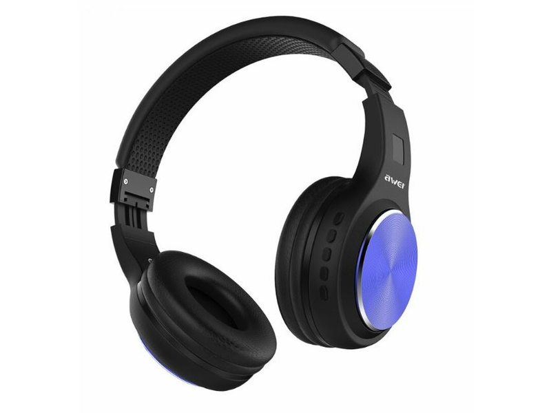 AWEI A600BL Bluetooth fejhallgató headset, Kék