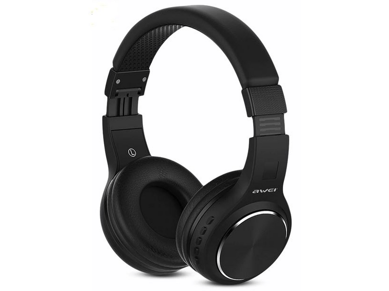 AWEI A600BL Bluetooth fejhallgató headset, Fekete
