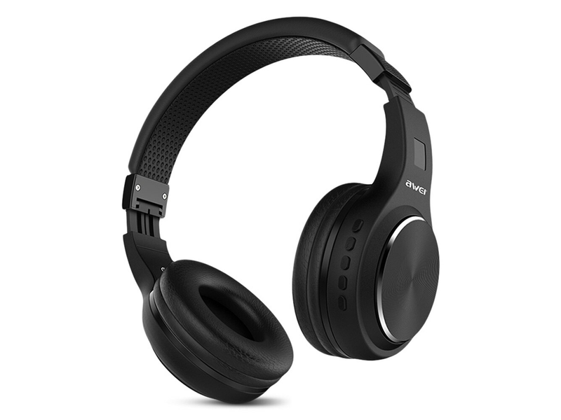 AWEI A600BL Bluetooth fejhallgató headset, Fekete