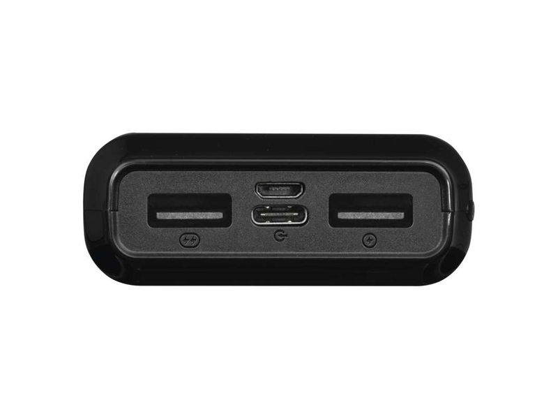 EMOS B0523B Power bank 20 000 mAh + 2 az 1-ben USB kábel (micro USB és USB-C), Fekete