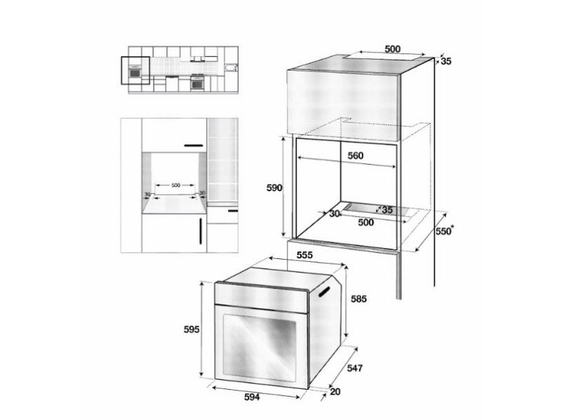 BEKO BIR35400XMS Beépíthető sütő