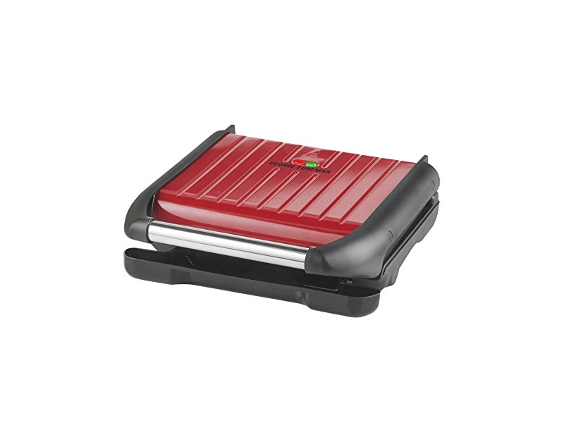 George Foreman 25040-56 Steel családi piros grill