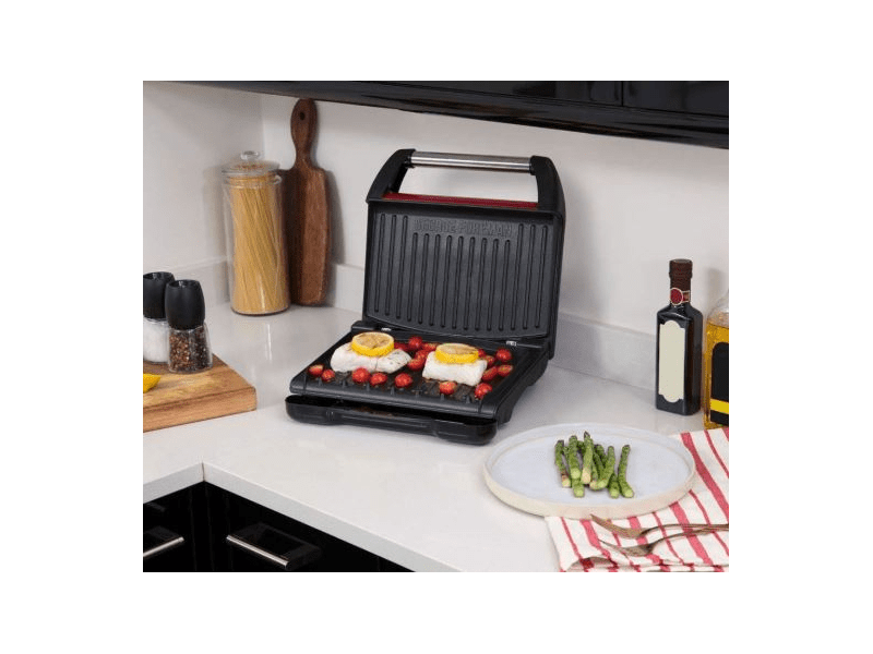 George Foreman 25040-56 Steel családi piros grill