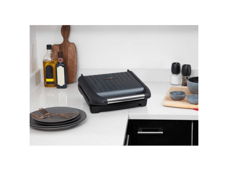 George Foreman 25041-56 Steel családi szürke grill