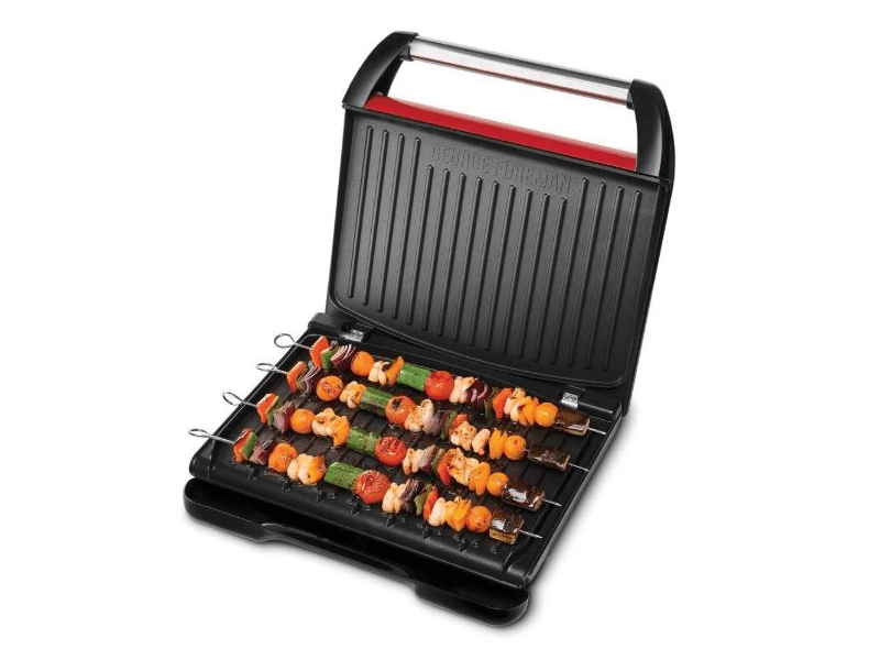 George Foreman 25050-56 Steel vendégváró piros grill