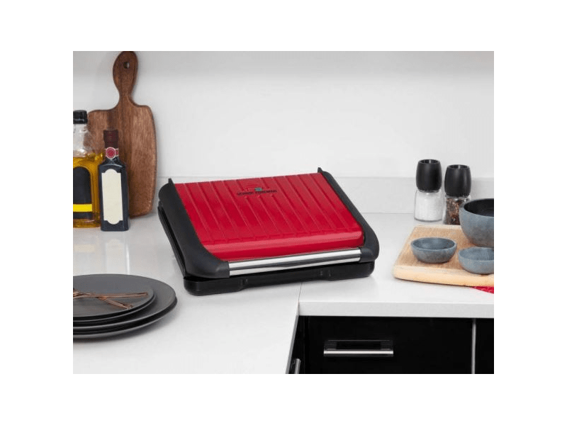 George Foreman 25050-56 Steel vendégváró piros grill