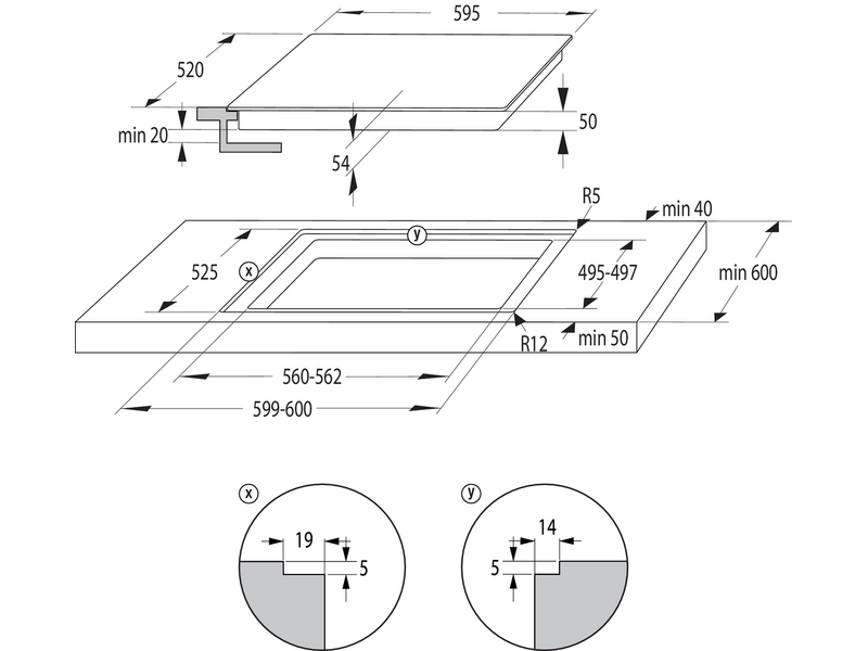 GORENJE IT643BSC Beépíthető indukciós főzőlap