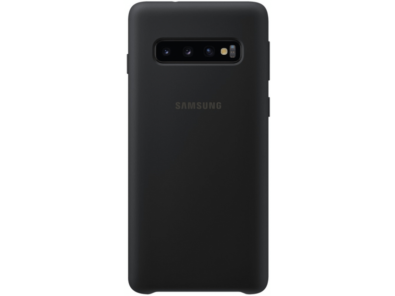 Samsung EF-PG973TBEGWW Galaxy S10 szilikon védő tok, Fekete