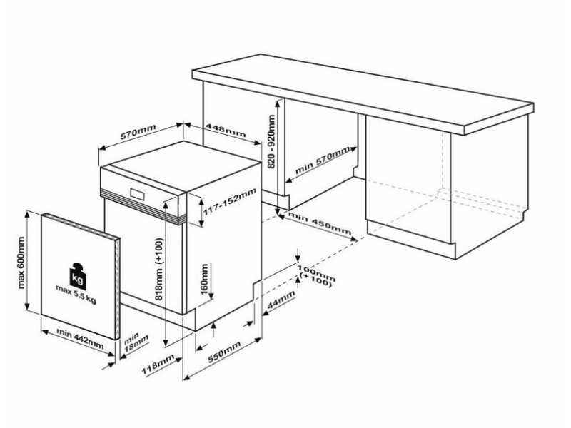 BEKO DSS 28021 X Mosogatógép