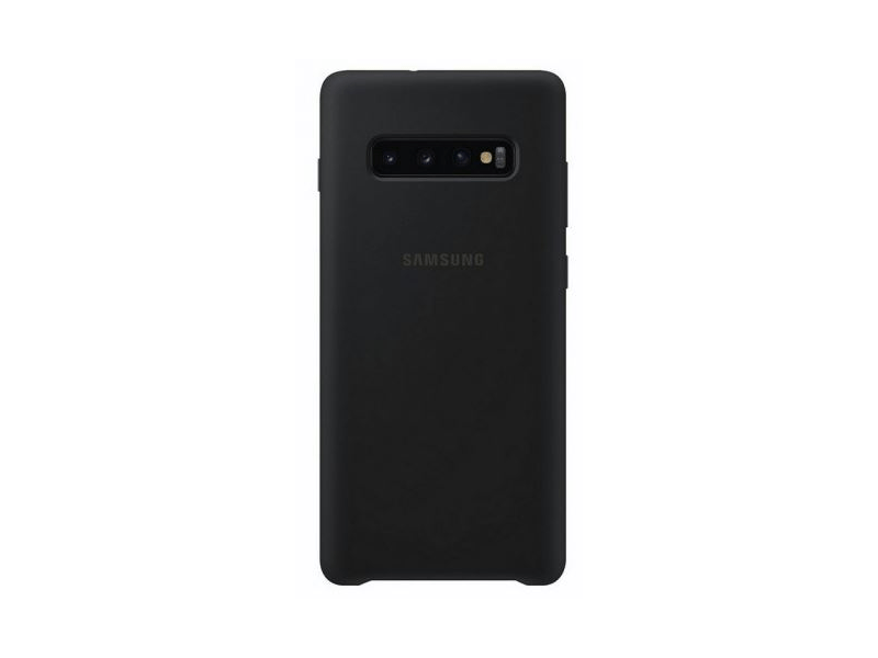 Samsung EF-PG975TBEGWW Galaxy S10 Plus szilikon védő tok, Fekete