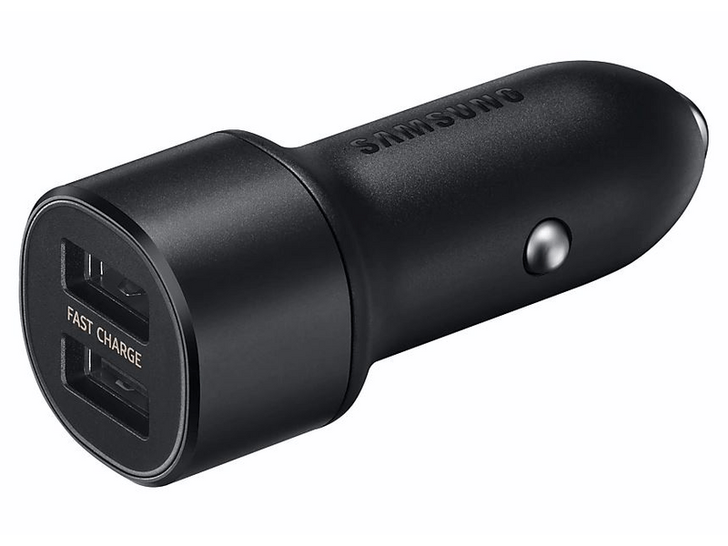 Samsung EP-L1100NBEGWW Dupla gyorstöltős autós töltő, Fekete