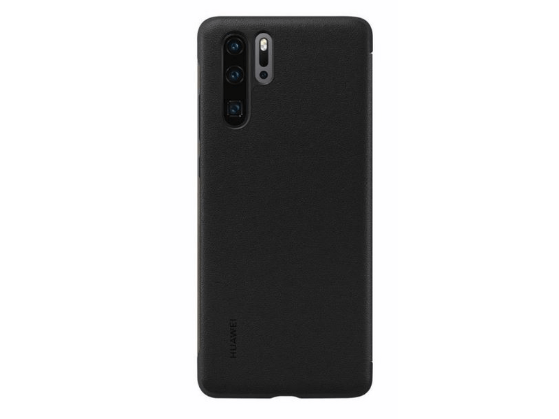 Huawei P30 Pro S-view Flip Védőtök, Fekete