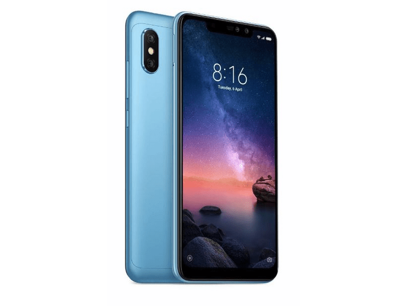 XIAOMI Redmi Note 6 Pro Dual SIM 32 GB Kártyafüggetlen Mobiltelefon, Kék