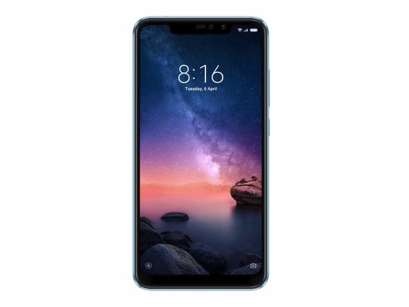 XIAOMI Redmi Note 6 Pro Dual SIM 32 GB Kártyafüggetlen Mobiltelefon, Kék