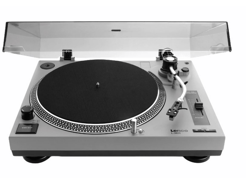 Lenco L-3808 Lemezlejátszó szürke
