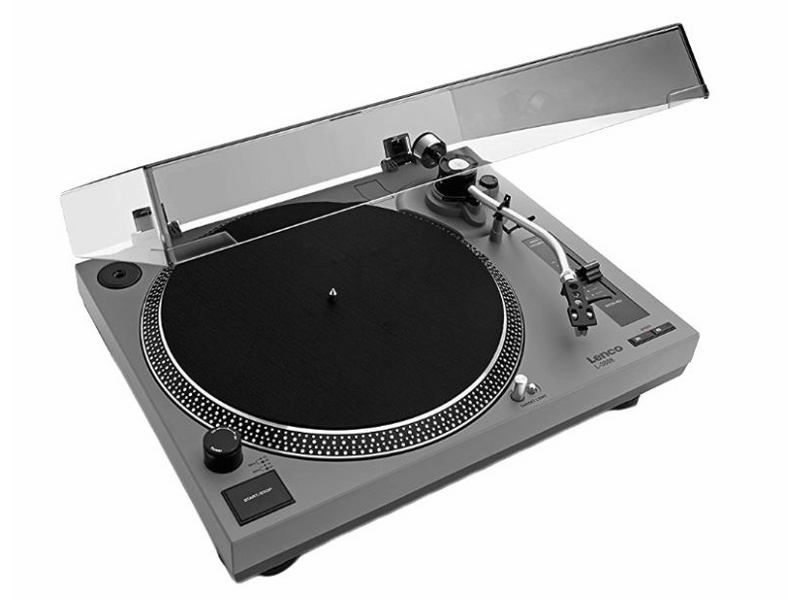 Lenco L-3808 Lemezlejátszó szürke