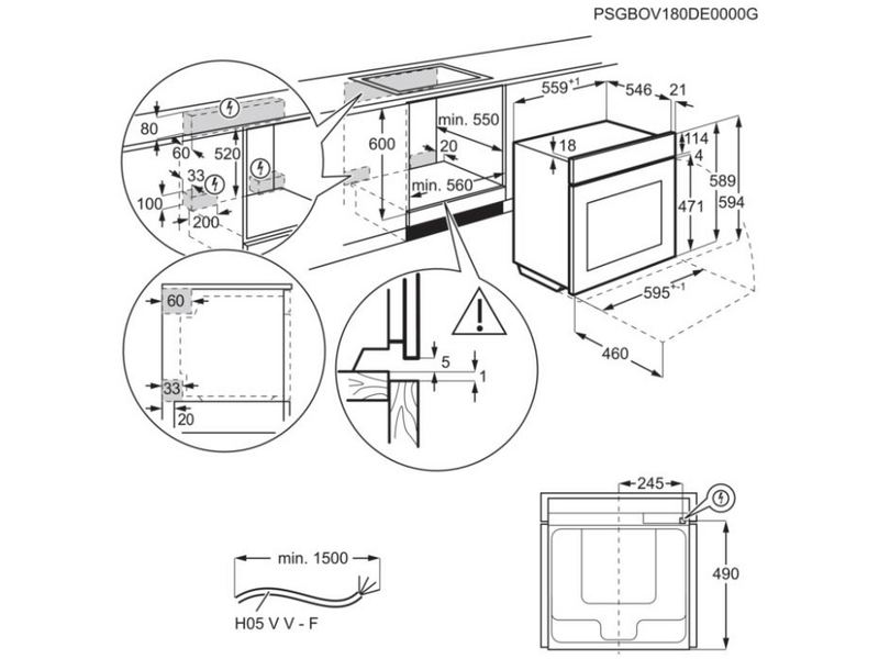 Electrolux EOB8S31X SteamBoost beépíthető gőzsütő, maghőmérő, LCD kijelző