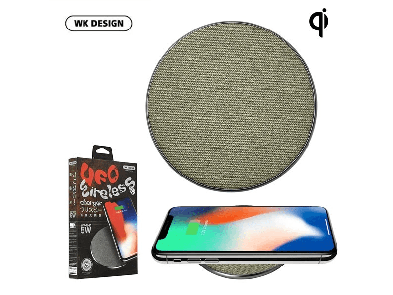 WK 601655 UFO vezeték nélküli töltő, Szürke