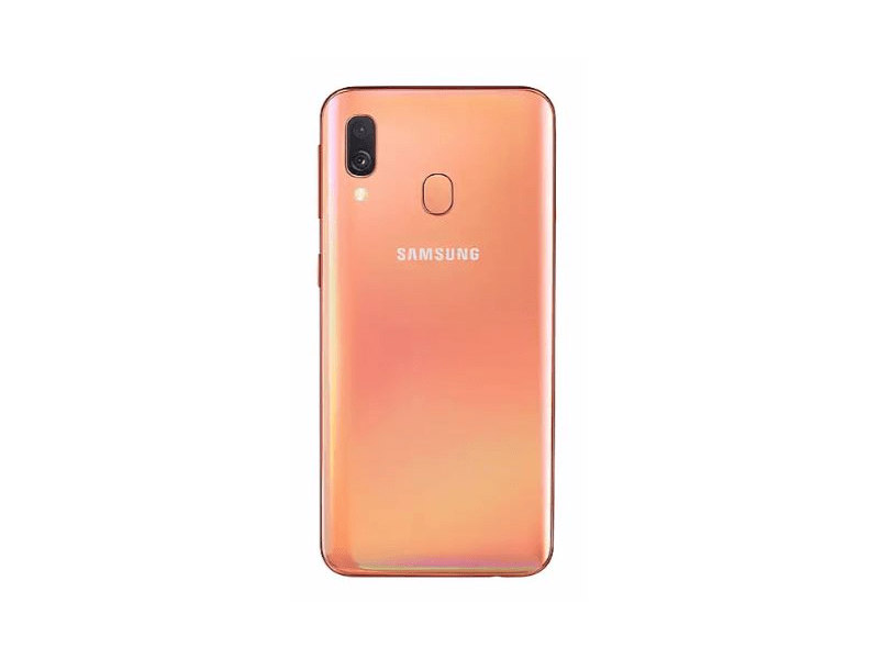 SAMSUNG A40 Dual SIM 64 GB Kártyafüggetlen Mobiltelefon, Narancssárga