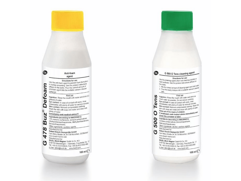 Bosch BBZWDSET Mosószer+Habzásgátló Bosch AquaWash & Clean porszívóhoz