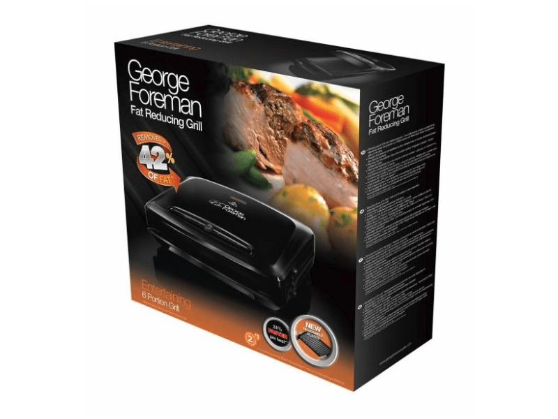 George Foreman 24340-56 Vendégváró grill levehető sütőlappal