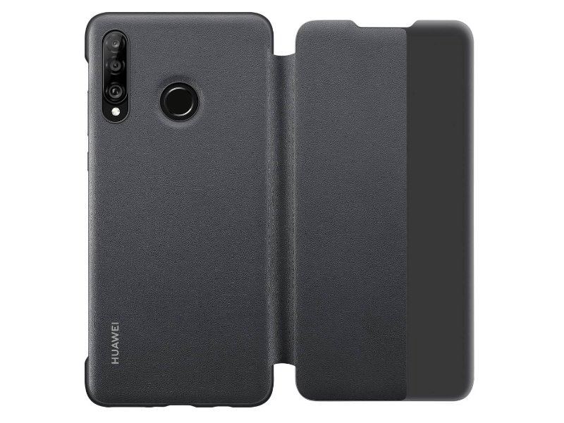 Huawei P30 Lite Smart View Flip tok, Fekete