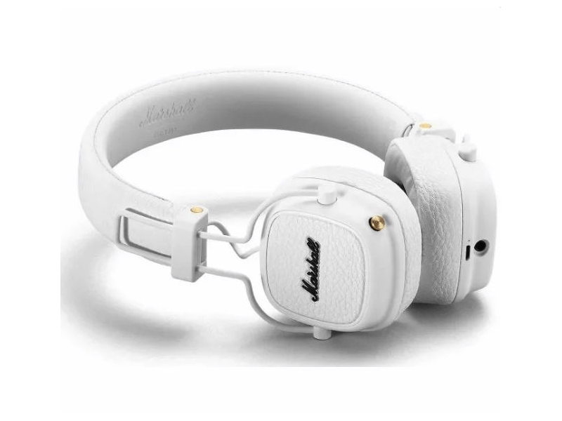 Marshall Major III Bluetooth fejhallgató fehér