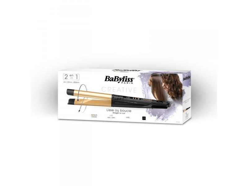 BaByliss Creative Gold ST440E Hajvasaló & göndörítő