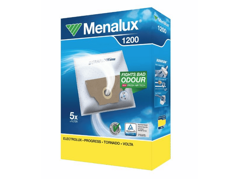 MENALUX 17/1200/A Porzsák+microfilter+motorfilter