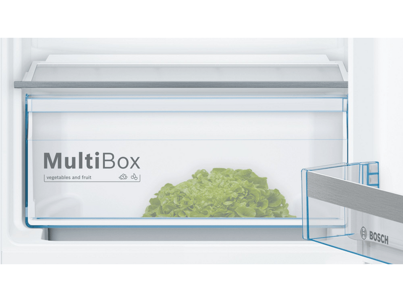 BOSCH KIV87VF30 Beépíthető alulfagyasztós kombinált hűtőszekény