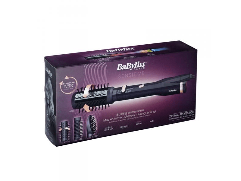 BaByliss Sensitive Black AS540E Forgókefés ionos hajformázó