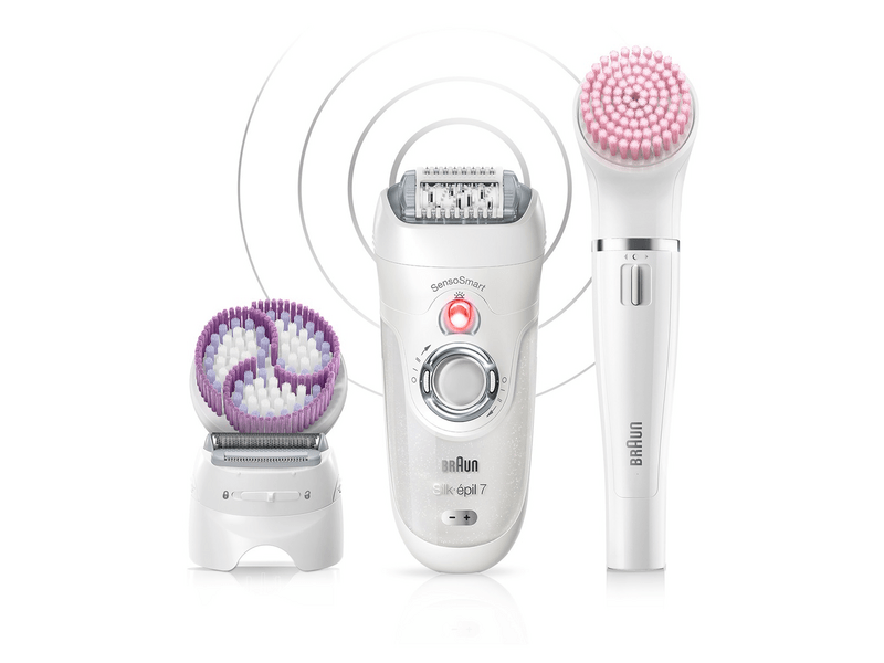 Braun Silk-épil Beauty Set 7 7/885 BS Wet & Dry epilátor 4 kiegészítővel