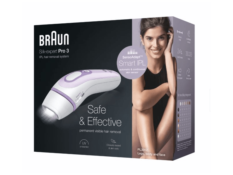 Braun Silk-Expert IPL PL3012 Villanófényes szőrtelenítő