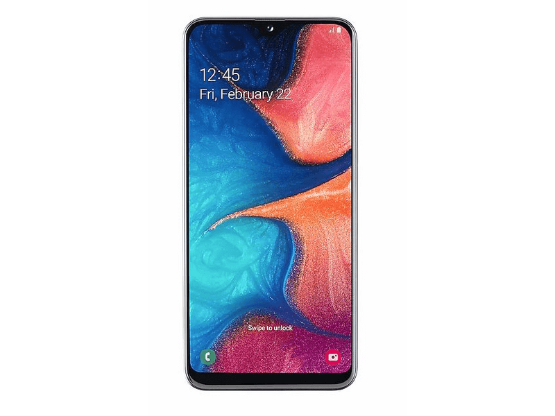 Samsung Galaxy A20e Dual SIM 32 GB Kártyafüggetlen Mobiltelefon, Fehér