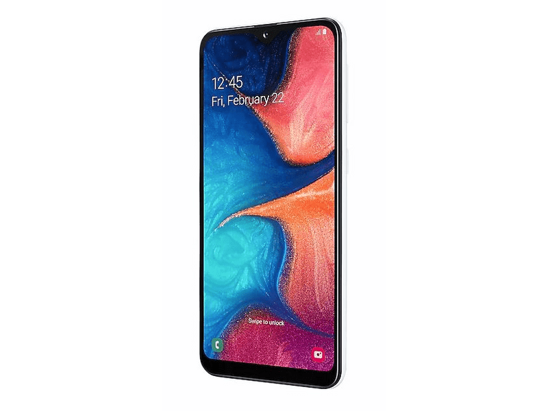 Samsung Galaxy A20e Dual SIM 32 GB Kártyafüggetlen Mobiltelefon, Fehér