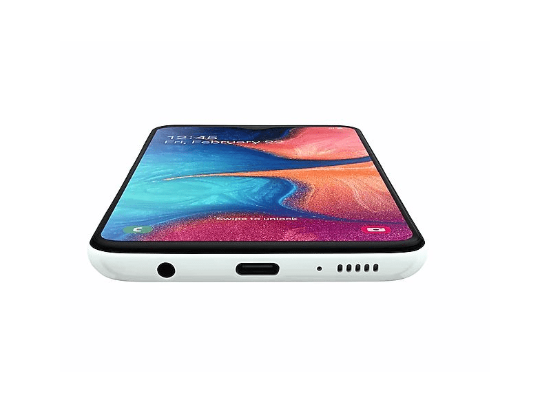 Samsung Galaxy A20e Dual SIM 32 GB Kártyafüggetlen Mobiltelefon, Fehér