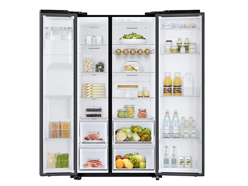 Samsung RS68N8231B1/EF Side by Side hűtőszekrény, Fekete