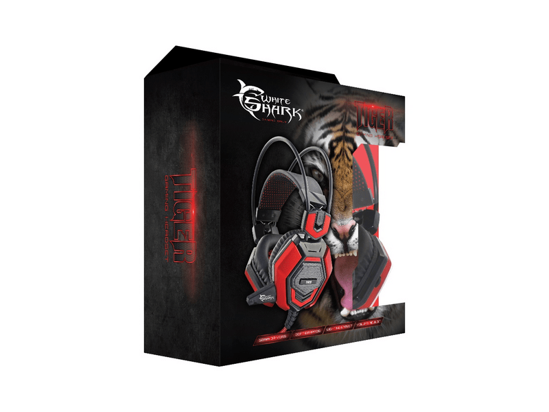 White Shark GH-1644 Tiger Gamer fejhallgató