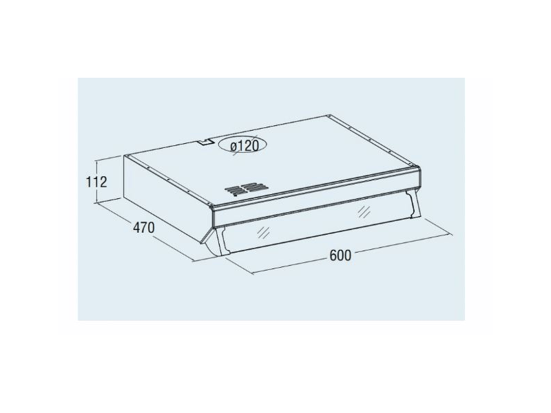 CATA F-2050 WH/L Hagyományos páraelszívó Fehér (02015006)