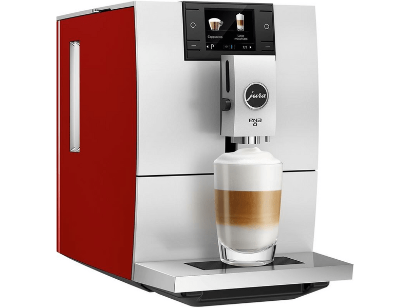 Jura ENA 8R Automata kávéfőző, Ezüst/ piros