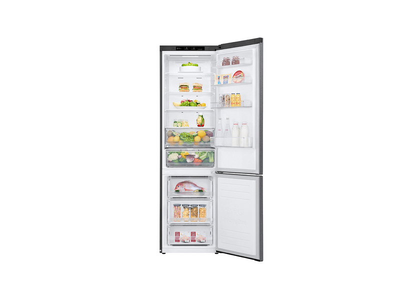 LG GBP62DSNFN Alulfagyasztós kombinált hűtőszekrény, Inox