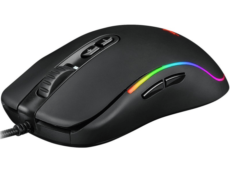 gWings 9800M Gamer egér 10 gombos, jobb és balkezes kialakítással