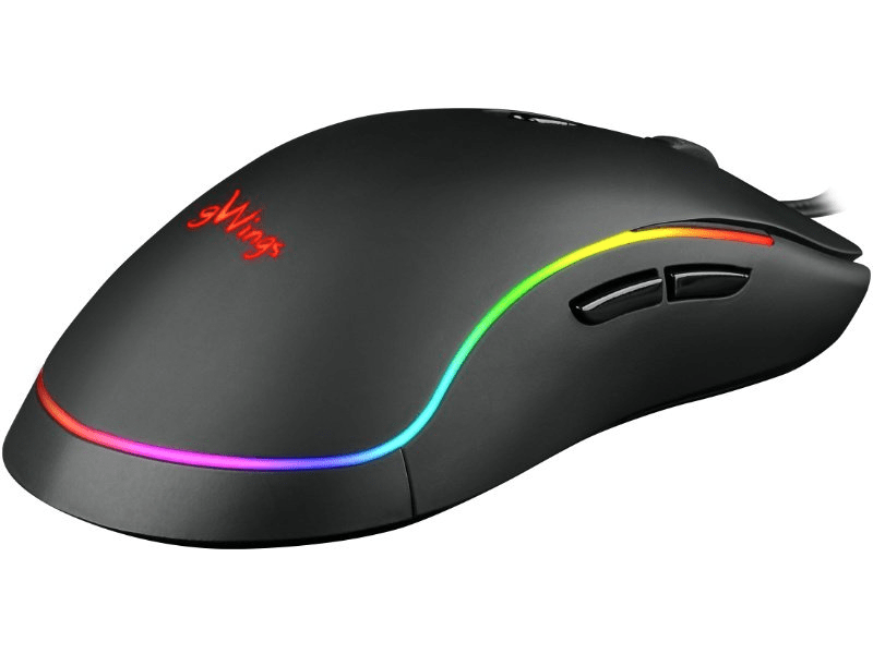 gWings 9800M Gamer egér 10 gombos, jobb és balkezes kialakítással