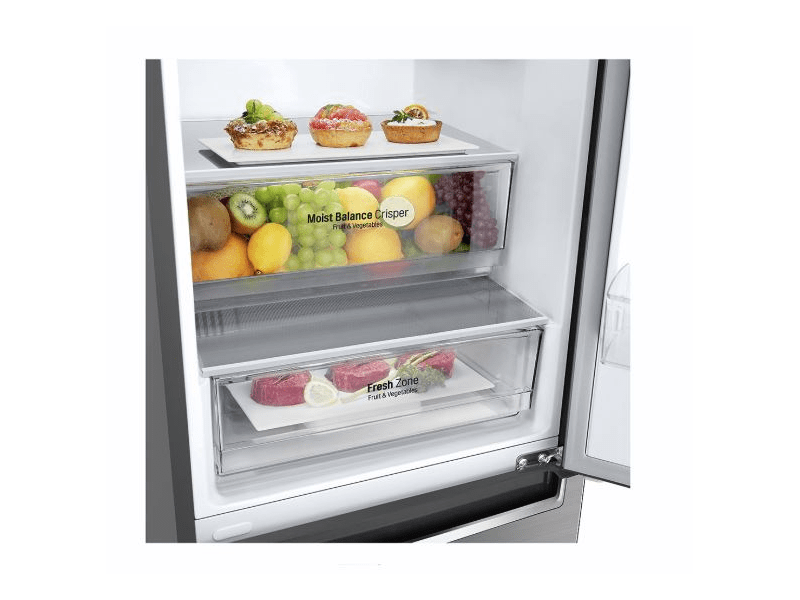 LG GBB61PZJZN Alulfagyasztós kombinált hűtőszekrény