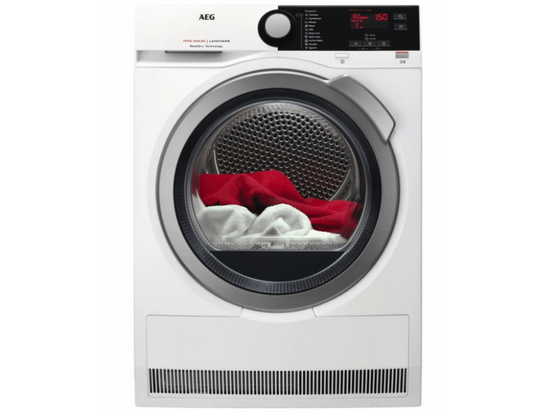 AEG T7DBE38S Hőszivattyús szárítógép, 8 kg, LCD kijelző