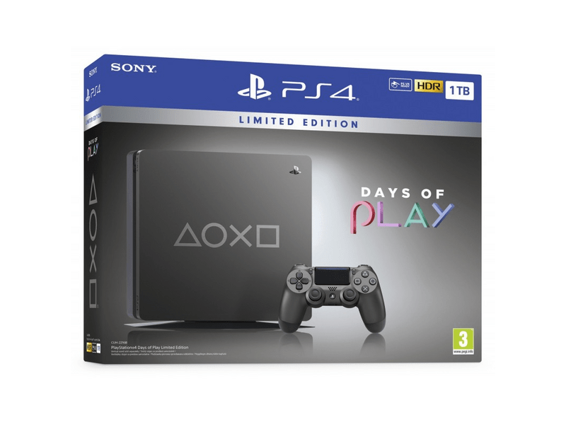 SONY PlayStation 4 (PS4) Slim 1TB Days of Play Limited Edition